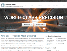 Tablet Screenshot of niftybar.com